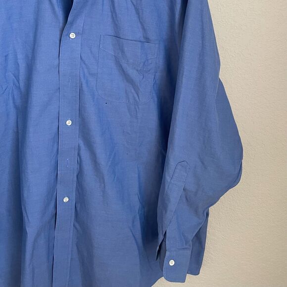 Brooks Brothers Mens Shirt Medium Blue Long Sleeves Button Down Original Polo - Picture 5 of 12